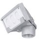DFZ1922P [ねじ付き電線管用付属品 エントランスキャップ 厚鋼用 G22 1個]