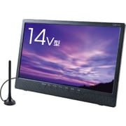 DVDプレーヤー内蔵 ポータブルテレビ 14V型 KORS-PTD14C（B）