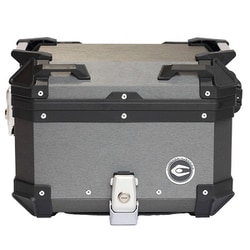 COOCASE アルミトップケース ヘアライン ダークグレー 30L