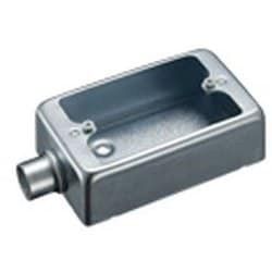 DF30311K [ねじ付き電線管用付属品 露出スイッチボックス 1コ用1方出 薄鋼用 鋼板製 C31 1個]