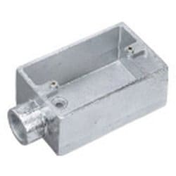 DFZ3016P [ねじ付き電線管用付属品 露出スイッチボックス 1コ用1方出 厚鋼用 鋳鉄製 G16 1個]