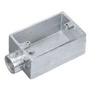 DFZ3022P [ねじ付き電線管用付属品 露出スイッチボックス 1コ用1方出 厚鋼用 鋳鉄製 G22 1個]