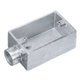 DFZ3028P [ねじ付き電線管用付属品 露出スイッチボックス 1コ用1方出 厚鋼用 鋳鉄製 G28 1個]