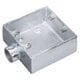 DFZ3222P [ねじ付き電線管用付属品 露出スイッチボックス 2コ用1方出 厚鋼用 鋳鉄製 G22 1個]