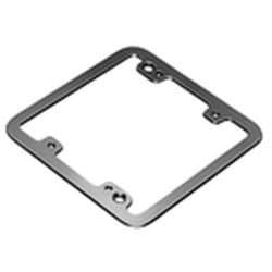 中型四角スイッチカバー 2コ用 平カバー 1個 DS47112