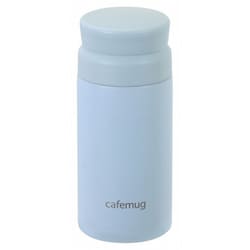 水筒 200ml マグボトル アイスストッパー付 ペールブルー カフェマググレース HC-733