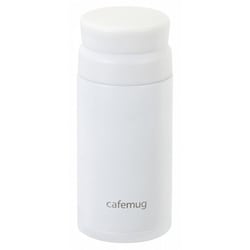 水筒 200ml マグボトル アイスストッパー付 ペールホワイト カフェマググレース HC-734