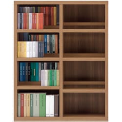 【完成品】書棚 ブックシェルフ コミックシェルフシリーズ リアルウォールナット CBD-91L