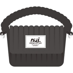nui. コーデュロイショルダーバッグ ブラック