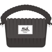 nui. コーデュロイショルダーバッグ ブラック
