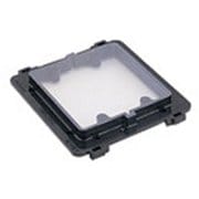DM5712C [大型四角スイッチカバー（2コ用） ワンタッチ式 13ミリカバー 1個]