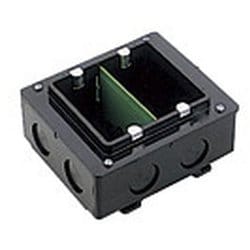 DM4912B [埋込スイッチボックス 13ミリカバー付 ノックアウト付 Barクイック 2コ用 1個]
