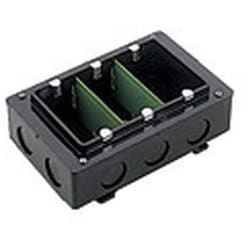 DM4913B [埋込スイッチボックス 13ミリカバー付 ノックアウト付 Barクイック 3コ用 1個]