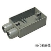 DM38214 [露出スイッチボックス 1コ用 PF管用 片側2方出 呼び14 1個]