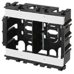 DM82202 [住宅用スイッチボックス浅型 2コ用 T16・CD16用 セパレータ付・木ねじなし 1個]