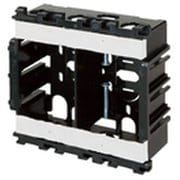 DM84202 [住宅用スイッチボックス深型 2コ用 T16・CD16用 セパレータ付・木ねじなし 1個]