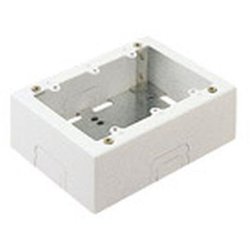 DZB273E [メタルモール 3コ用スイッチボックス A型・B型共用 深型 ミルキーホワイト 1個]