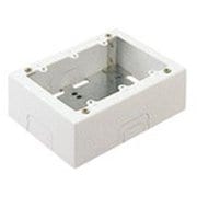 DZB273E [メタルモール 3コ用スイッチボックス A型・B型共用 深型 ミルキーホワイト 1個]