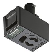 DHM2292B [OSライン 抜け止めコンセントプラグ アース付 L型 ブラック 1個]