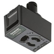 DHM2291B [OSライン 抜け止めコンセントプラグ アース付 S型 ブラック 1個]