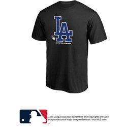 ML01-24FW-0200-BLK-S [Fanatics MLB Tokyo Series Event Team Logo Tees ロサンゼルス・ドジャース ブラック Sサイズ]