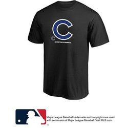 ML01-24FW-0201-BLK-L [Fanatics MLB Tokyo Series Event Team Logo Tees シカゴ・カブス ブラック Lサイズ]