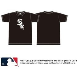ML0125SS0009 [MLB PRIMARYLOGO TEE BLACK WHITESOX M ホワイトソックス ブラック Mサイズ]