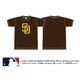 ML0125SS0009 [MLB PRIMARYLOGO TEE BROWN PADRES M パドレス ブラウン Mサイズ]