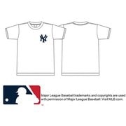 ML0125SS0010 [MLB JERSEYLOGO TEE WHITE YANKEES L ヤンキース ホワイト Lサイズ]