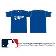 ML0125SS0010 [MLB JERSEYLOGO TEE BLUE DODGERS L ドジャース ブルー Lサイズ]