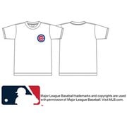 ML0125SS0010 [MLB JERSEYLOGO TEE WHITE CUBS M カブス ホワイト Mサイズ]