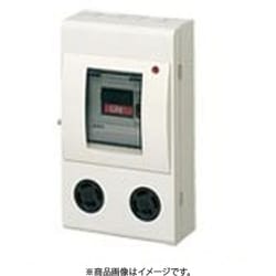 BEDB3303R3N [手元開閉器 ケースブレーカ（漏電保護用） コンセント（接地3P20A×2個）付 スチールタイプ 標準形 屋内用 単体露出工事用 ED30SR型 3P3E 30A 1台]