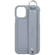 iPhone 16 Plus 用 ケース ベルト付き スマホケース スタンド機能 カード収納 背面 Lontan/グレイッシュアクア LBC-IP16PS-GA