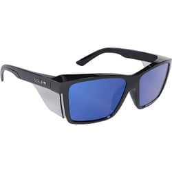 STKS420 BLACK GLOSS FRAME COBALT MIRROR POLARIZED LENS STK42N51A
