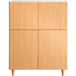 CR-1011NT [キャットトイレクローゼット ナチュラル ※お客様組立]