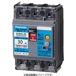 BJWA282 [ボックス内取付用 漏電ブレーカ BJWA型（モータ保護兼用） BJWA-30型 2P2E 8A 15mA 1個]