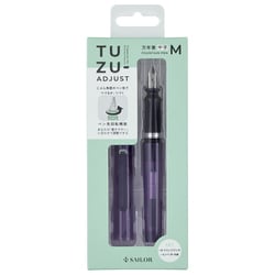 限定 TUZU ADJUST 万年筆 セルフパッケージ クリアバイオレット 中字（M） 120541450