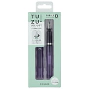 限定 TUZU ADJUST 万年筆 セルフパッケージ クリアバイオレット 太字(B) 120541650