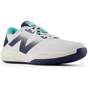 FuelCell 796v4 メンズ テニスシューズ White with nb navy and cyber jade（T4） 4E 25cm MCH796T44E