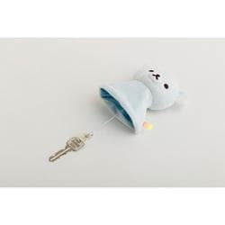雨のち晴れのリラックマ ぬいぐるみリール付キーカバー