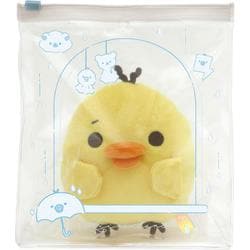MO98501 リラックマ ポーチ付ぬいぐるみ 「雨のち晴れのリラックマ」テーマ キイロイトリ