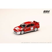 HJ643033RC 1/64 三菱 LANCER RS EVOLUTION 6 （CP9A） 2000 RALLIART ホワイト/レッド [ダイキャストミニカー]