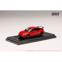 HJ644063R 1/64 ホンダ CIVIC TYPE R （FL5） RACING BLACK Package 2025 フレームレッド [ダイキャストミニカー]