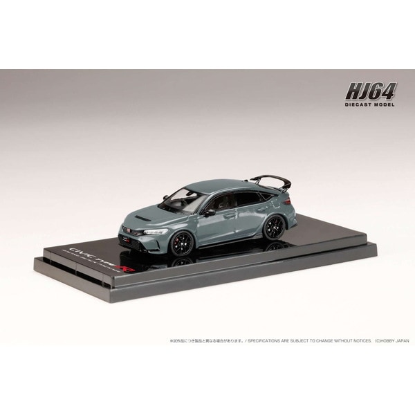 HJ644063GM 1/64 ホンダ CIVIC TYPE R （FL5） RACING BLACK Package 2025 ソニックグレーパール [ダイキャストミニカー]