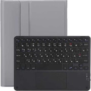 iPad用 キーボード&ケース iPad 10.9(10世代)/A16 Bluetooth対応キーボード:ブラック ケース:グレー RM-4032iGLB-Case
