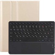iPad用 キーボード&ケース iPad 10.9(10世代)/A16 Bluetooth対応キーボード:ブラック ケース:ゴールド RM-4032iGDB-Case