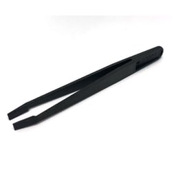 PNST-93301BK [プラスチック製ピンセット 黒色 幅広]