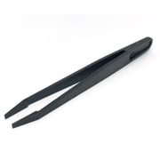 PNST-93305BK [プラスチック製ピンセット 黒色 先平]