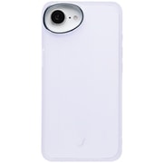iPhone 16e用 salisty クリアカラー 耐衝撃ハードケース シルバー/クリア 669-986325