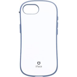 iPhone 16e用 iFace First Class MagSynqケース パステルブルー/ホワイト 41-988497
